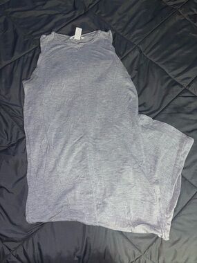 H&M Heather Gray Midi Dress